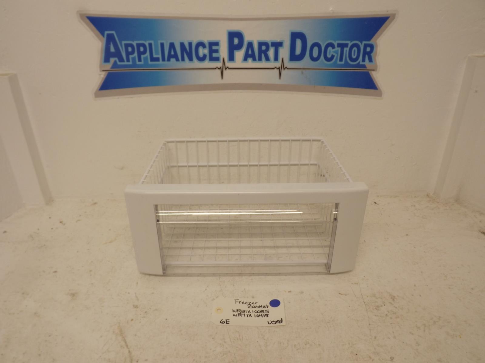 GE Refrigerator WR21X10055 WR71X10415 Freezer Basket Used