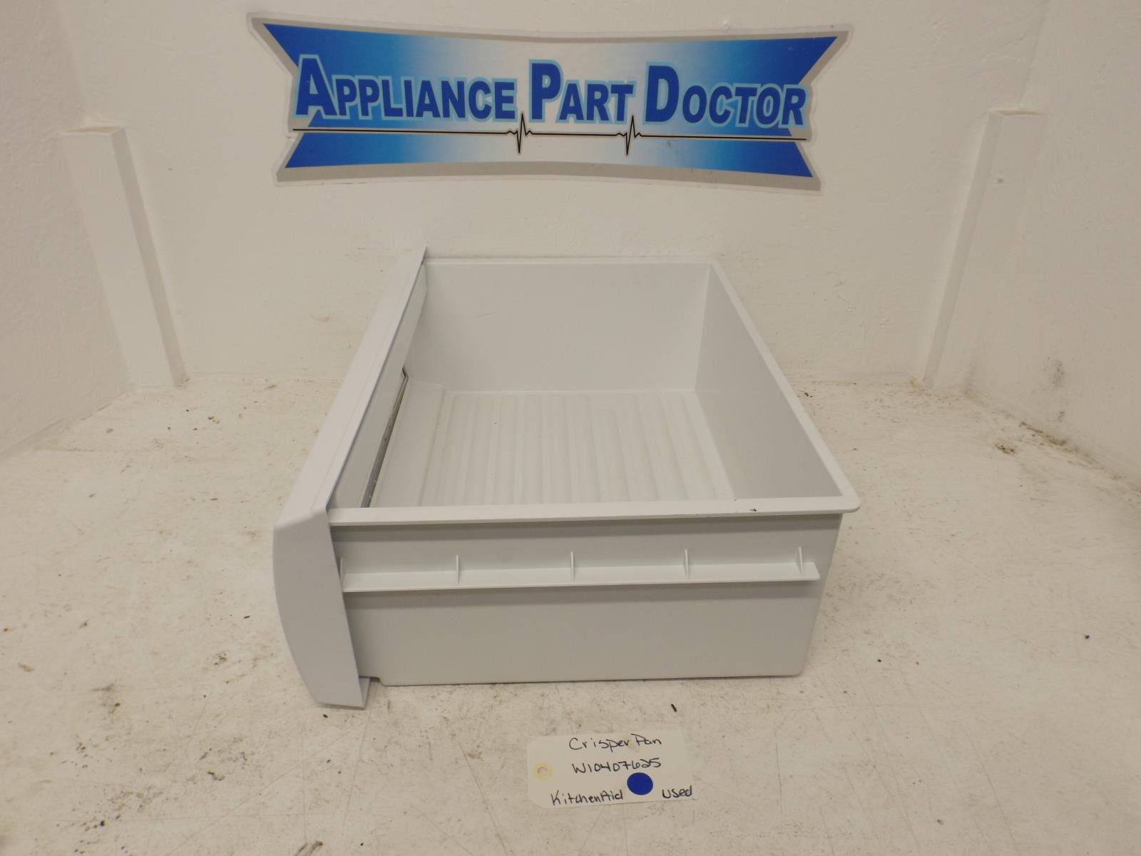 KitchenAid Refrigerator W10407625 Crisper Used