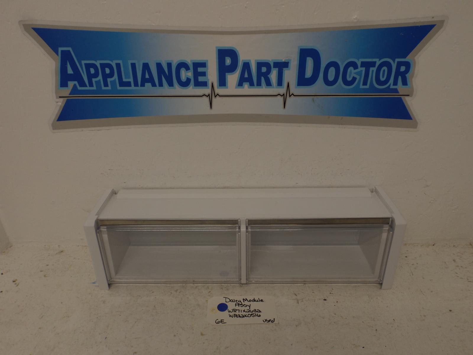 GE Refrigerator WR71X2682  WR22X0516 Dairy Module Assy Used