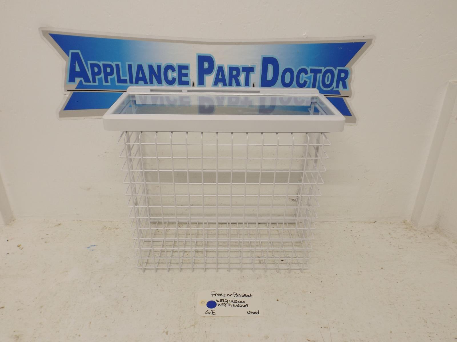 GE Refrigerator WR21X206 WR71X2669 Freezer Basket Used