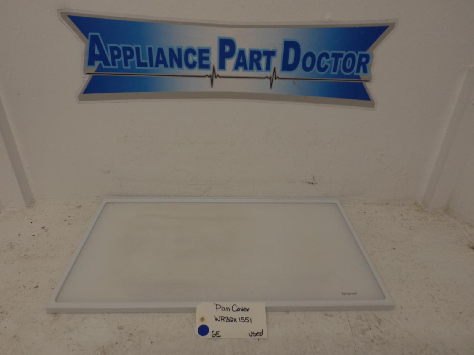 GE Refrigerator WR32X1551  Pan Cover Used