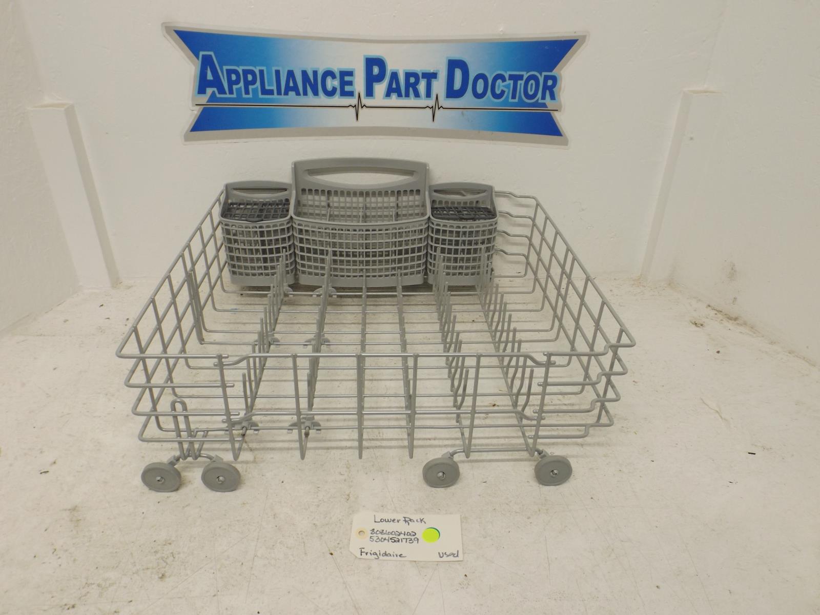 Frigidaire Dishwasher 808602402 5304521739 Lower Rack Used
