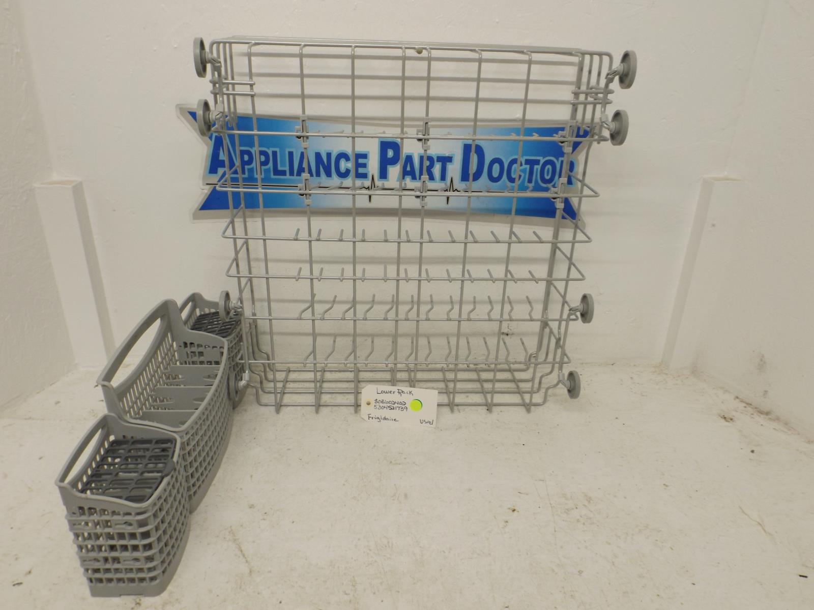 Frigidaire Dishwasher 808602402 5304521739 Lower Rack Used
