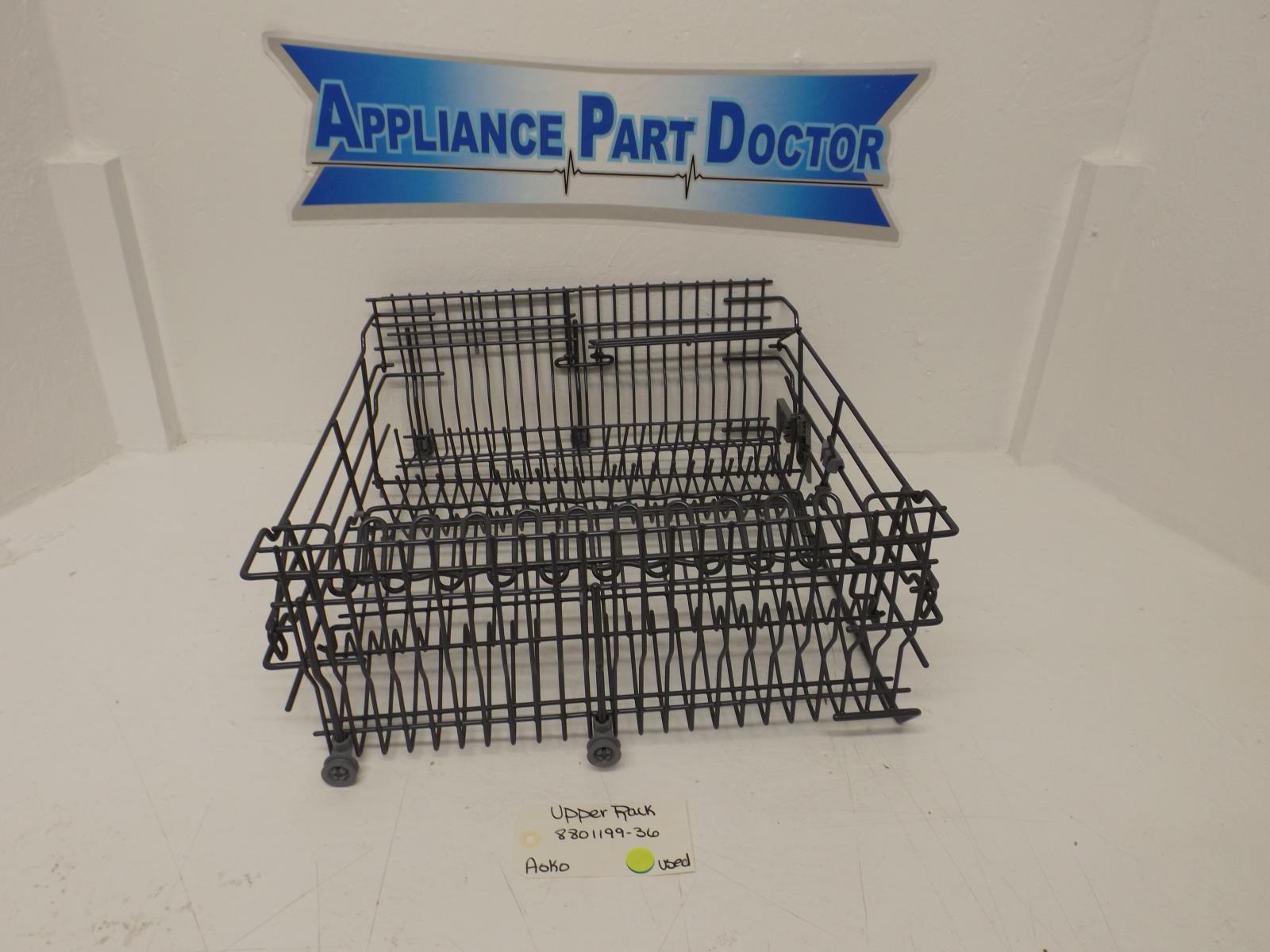 Asko Dishwasher 8801199-36 Upper Rack Used