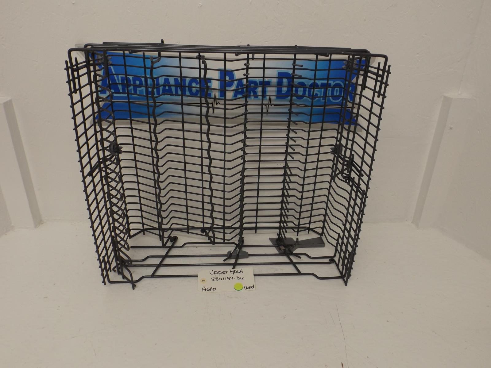 Asko Dishwasher 8801199-36 Upper Rack Used