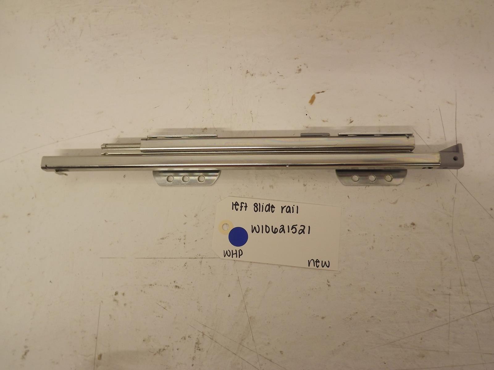 Whirlpool Refrigerator W10621521 Left Slide Rail New