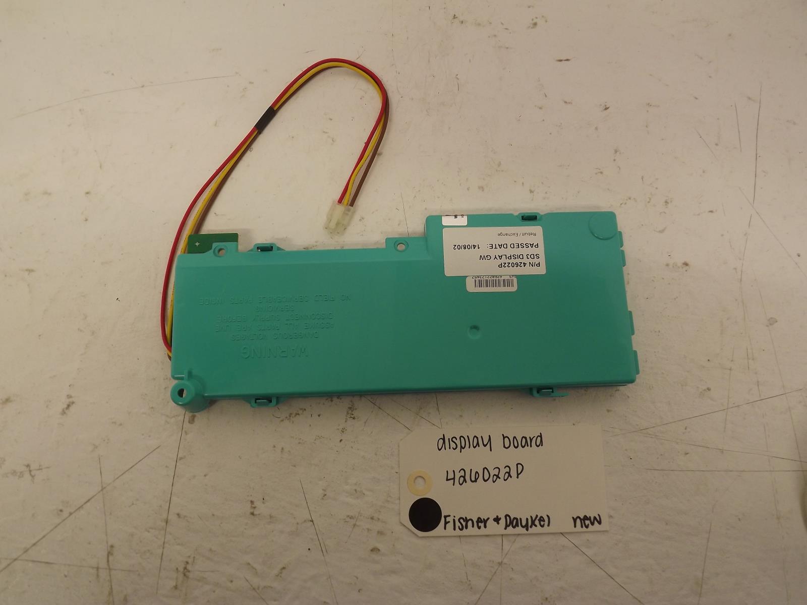 Fisher & Paykel Washer 426022P Display Board New