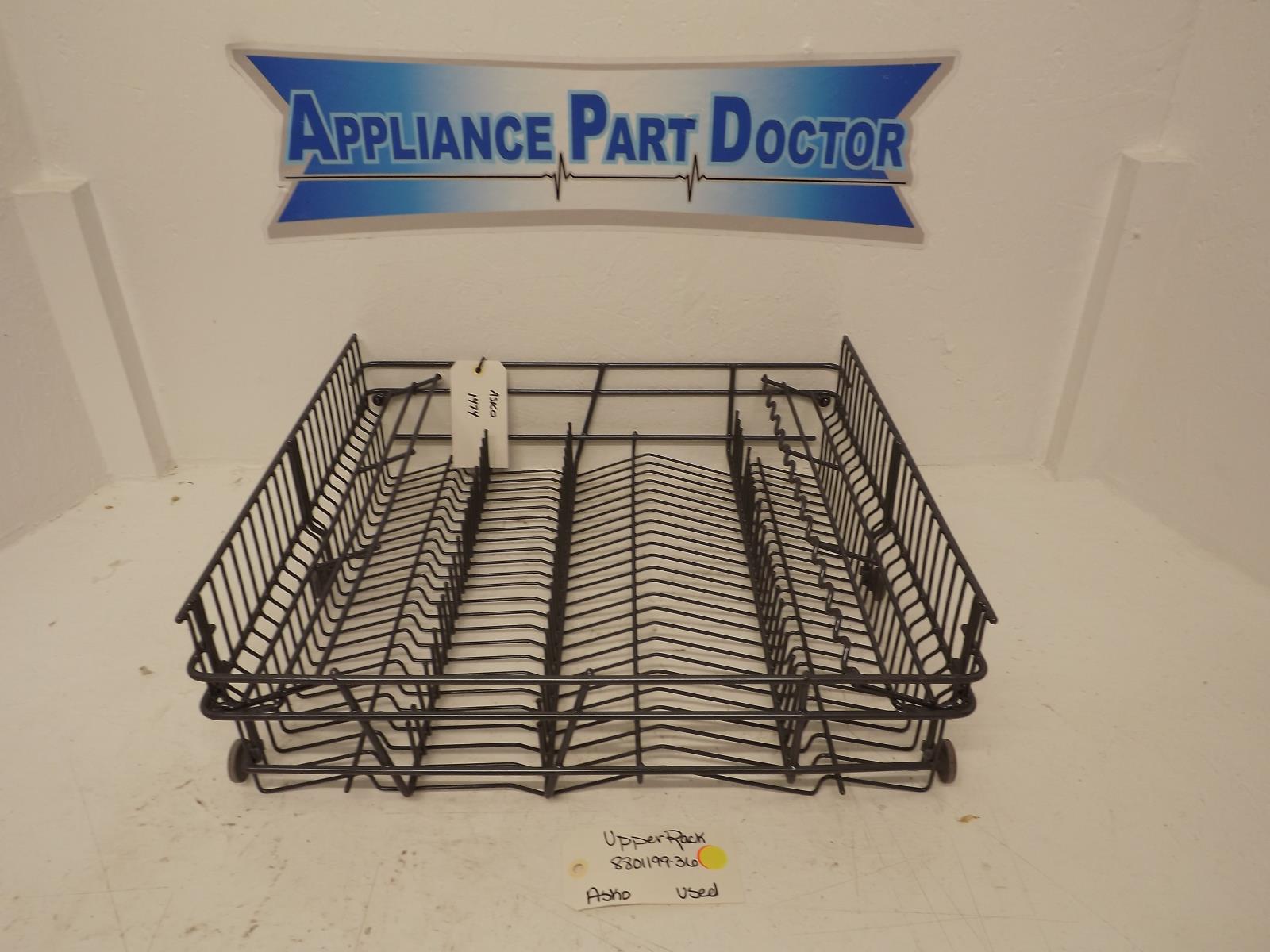 Asko Dishwasher 8801199-36 Upper Rack Used