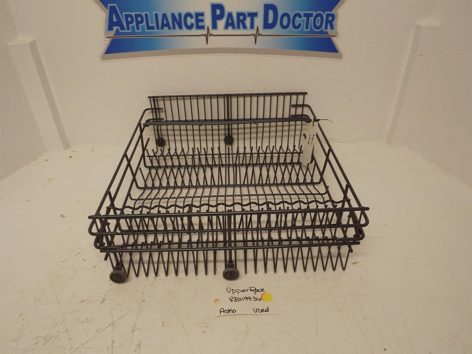 Asko Dishwasher 8801199-36 Upper Rack Used