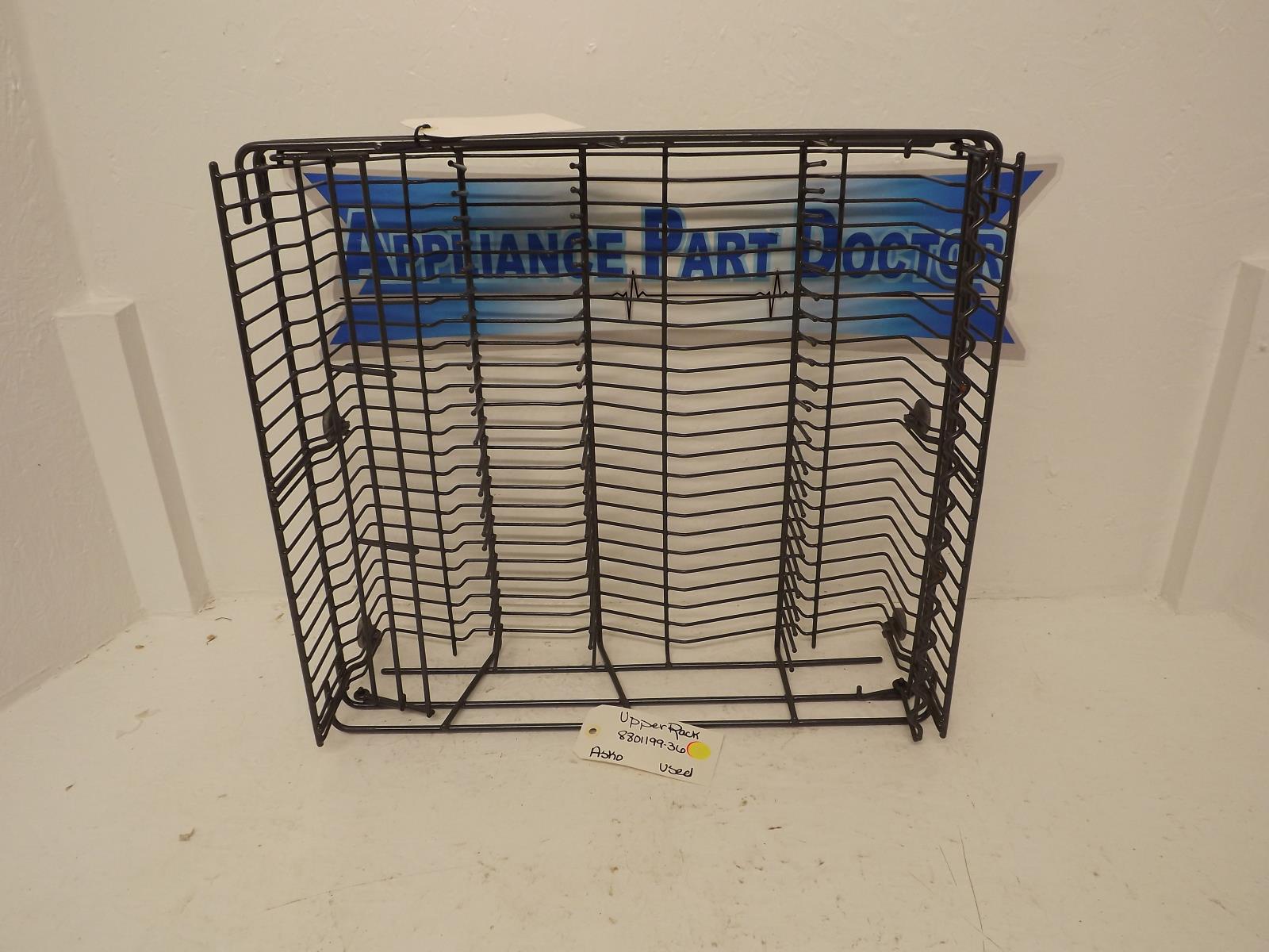 Asko Dishwasher 8801199-36 Upper Rack Used