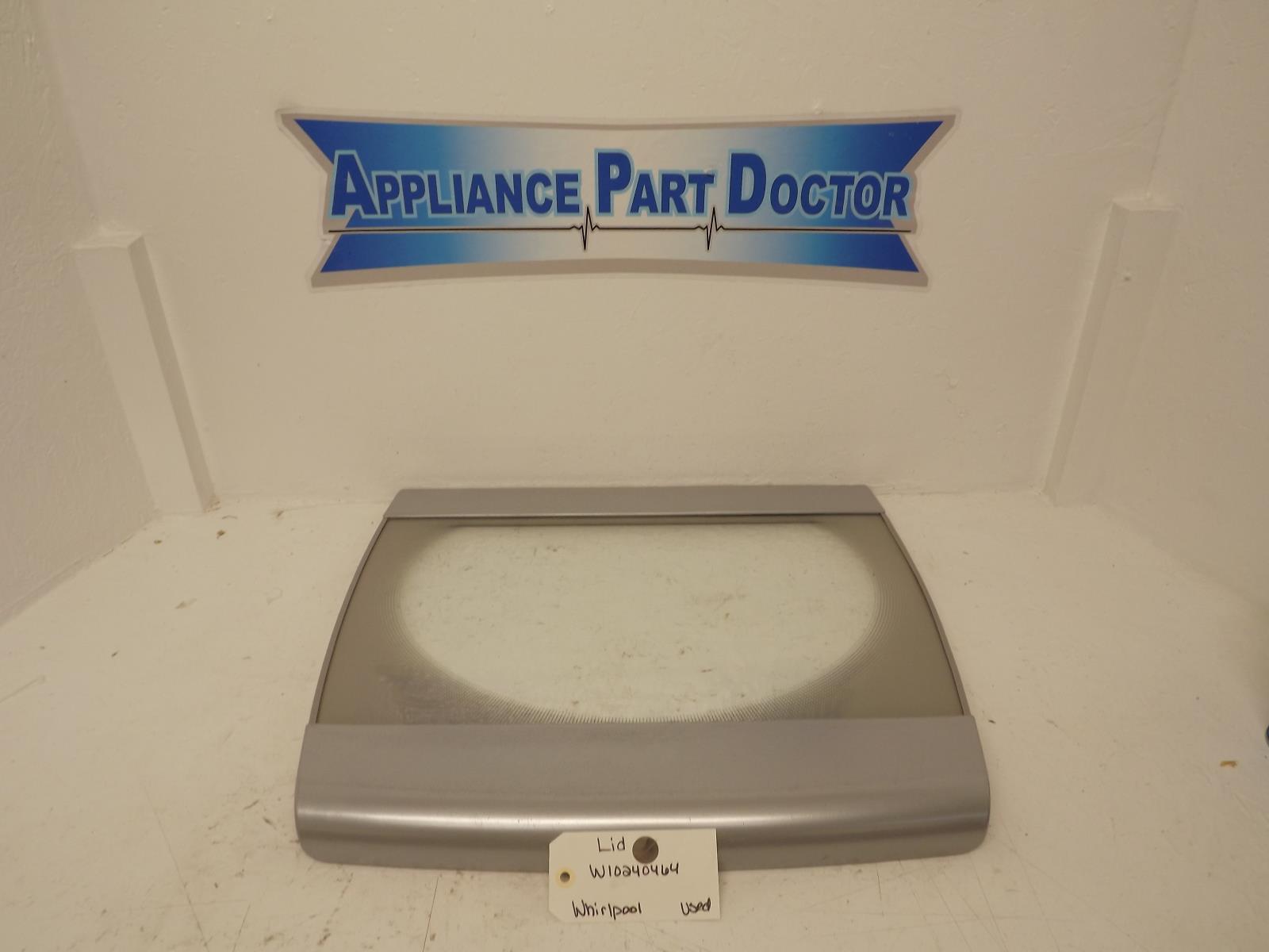 Whirlpool Washer W10240464 Lid Used