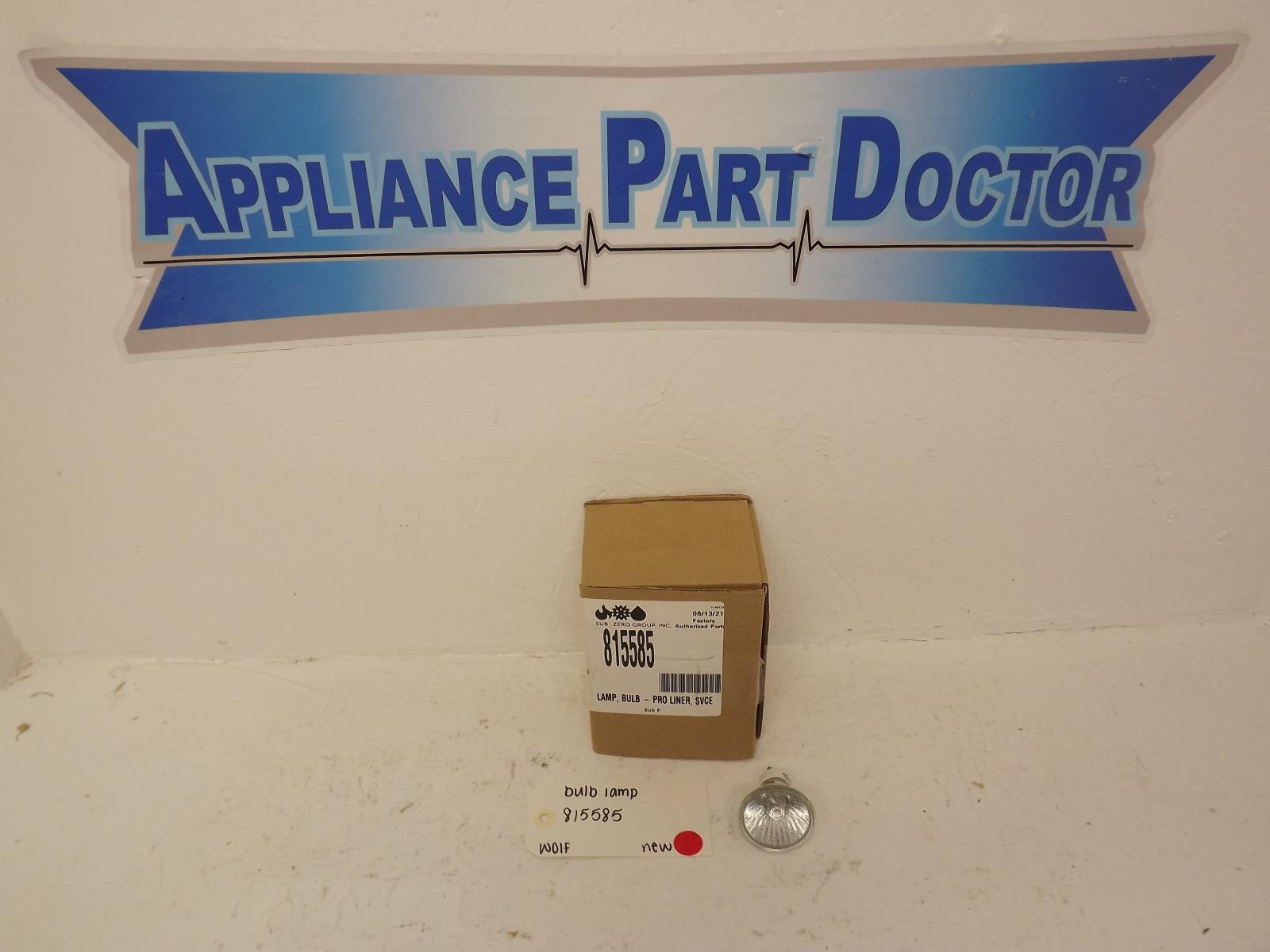Wolf Range 815585 Bulb Lamp New