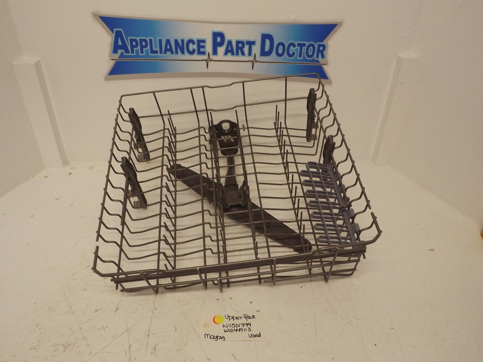 Maytag Dishwasher W11501779 W10449113 Upper Rack Used