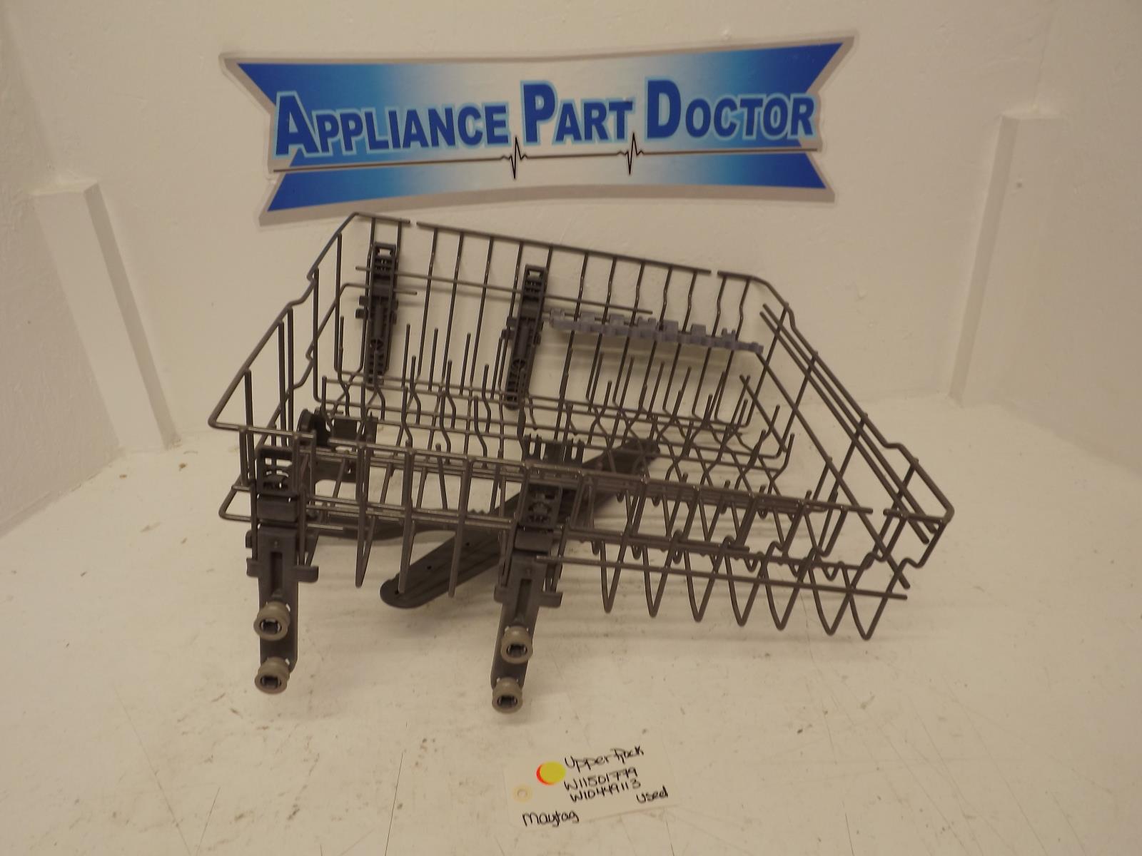 Maytag Dishwasher W11501779 W10449113 Upper Rack Used