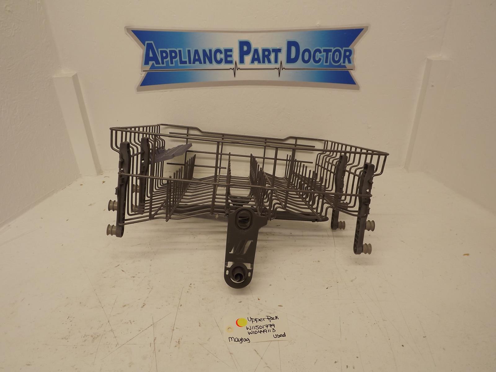 Maytag Dishwasher W11501779 W10449113 Upper Rack Used