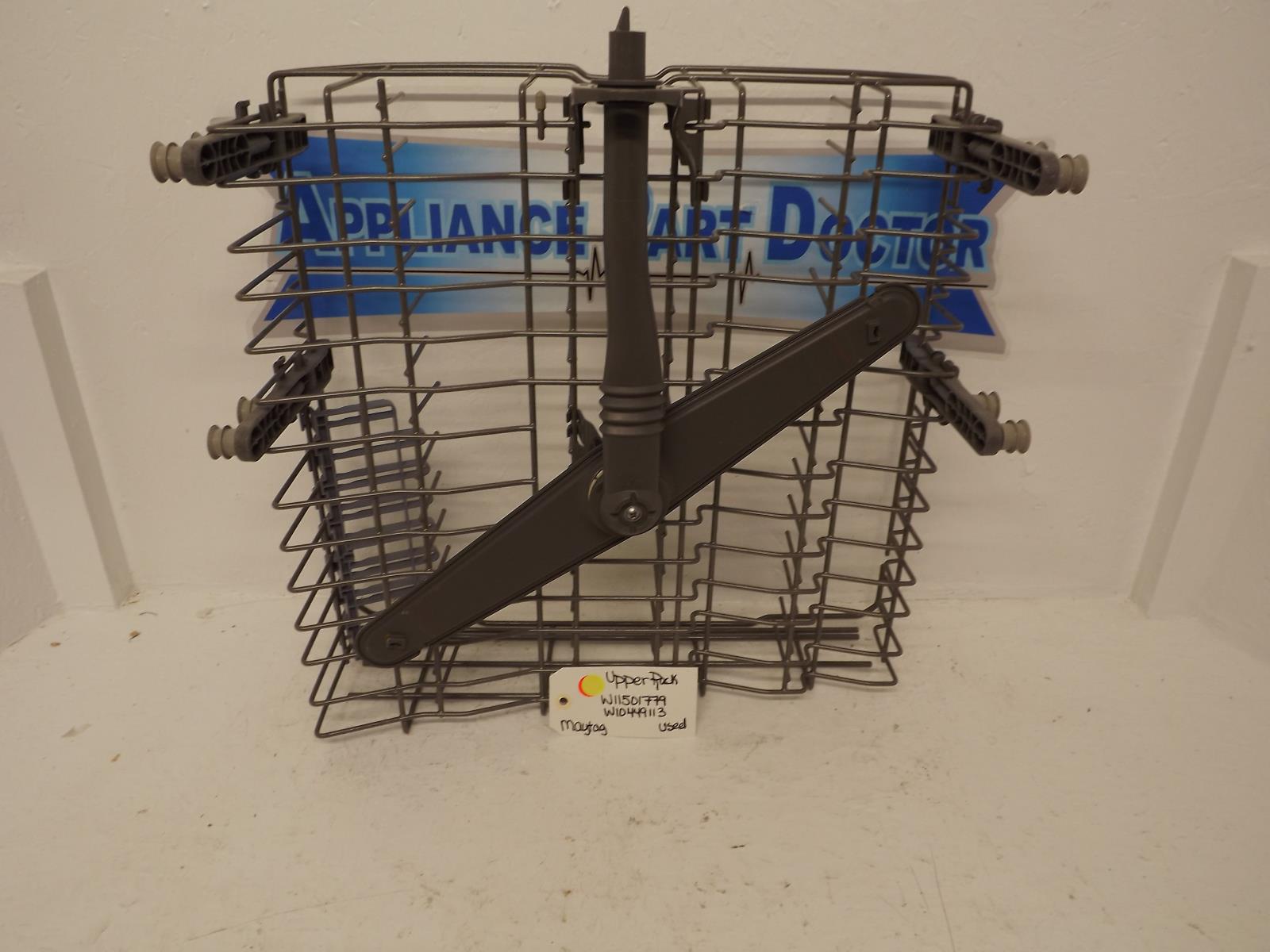 Maytag Dishwasher W11501779 W10449113 Upper Rack Used