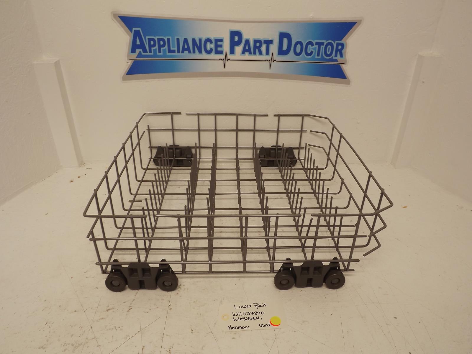 Kenmore Dishwasher W11527890 W10525641 Lower Rack Used