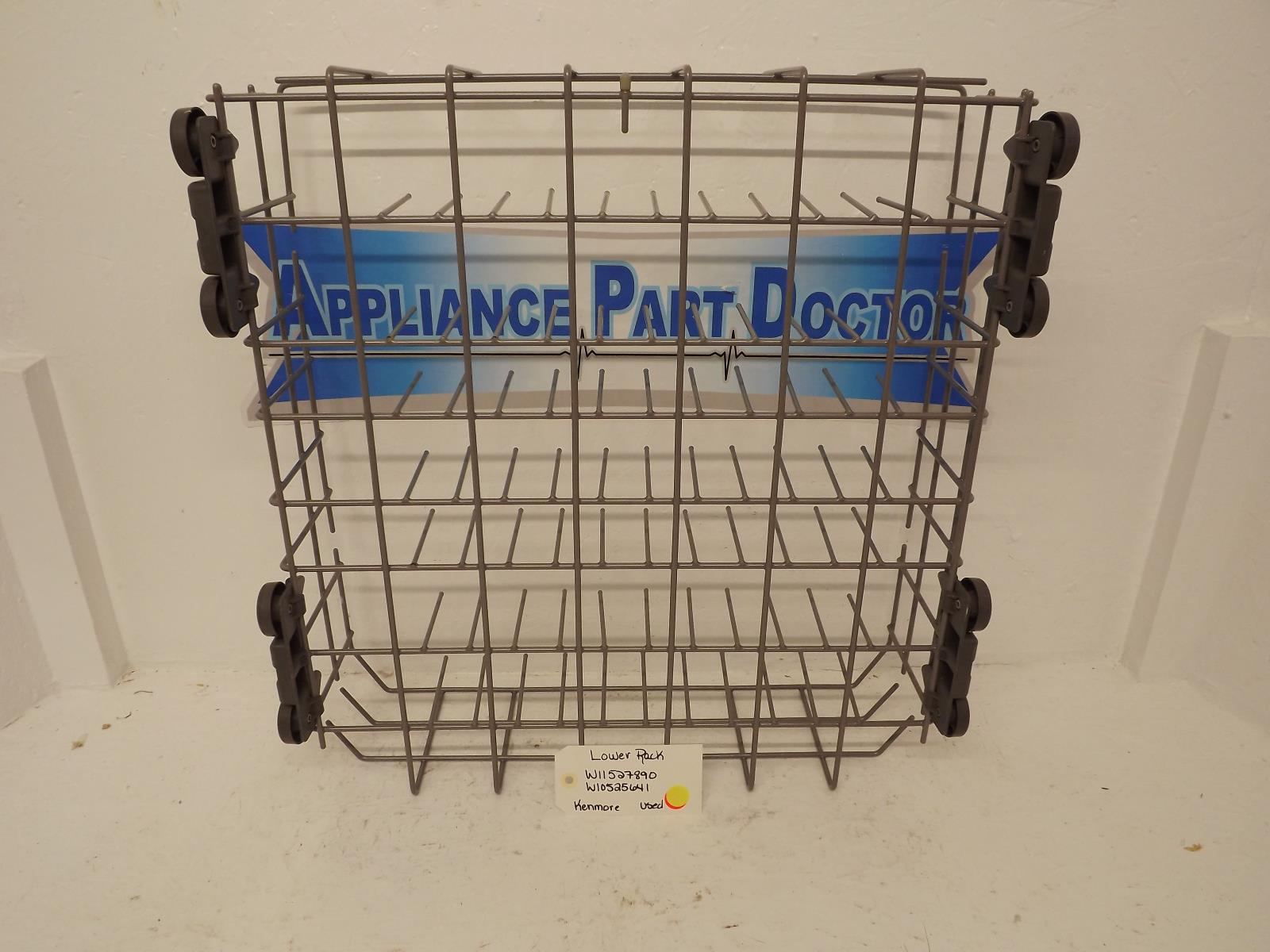 Kenmore Dishwasher W11527890 W10525641 Lower Rack Used