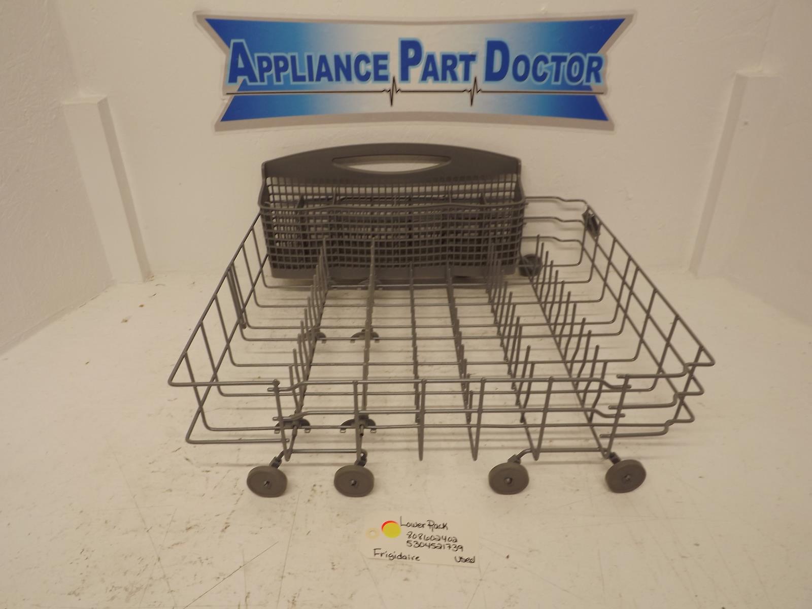 Frigidaire Dishwasher 808602402 5304521739 Lower Rack Used