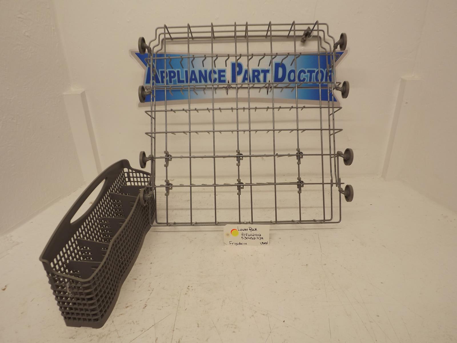 Frigidaire Dishwasher 808602402 5304521739 Lower Rack Used