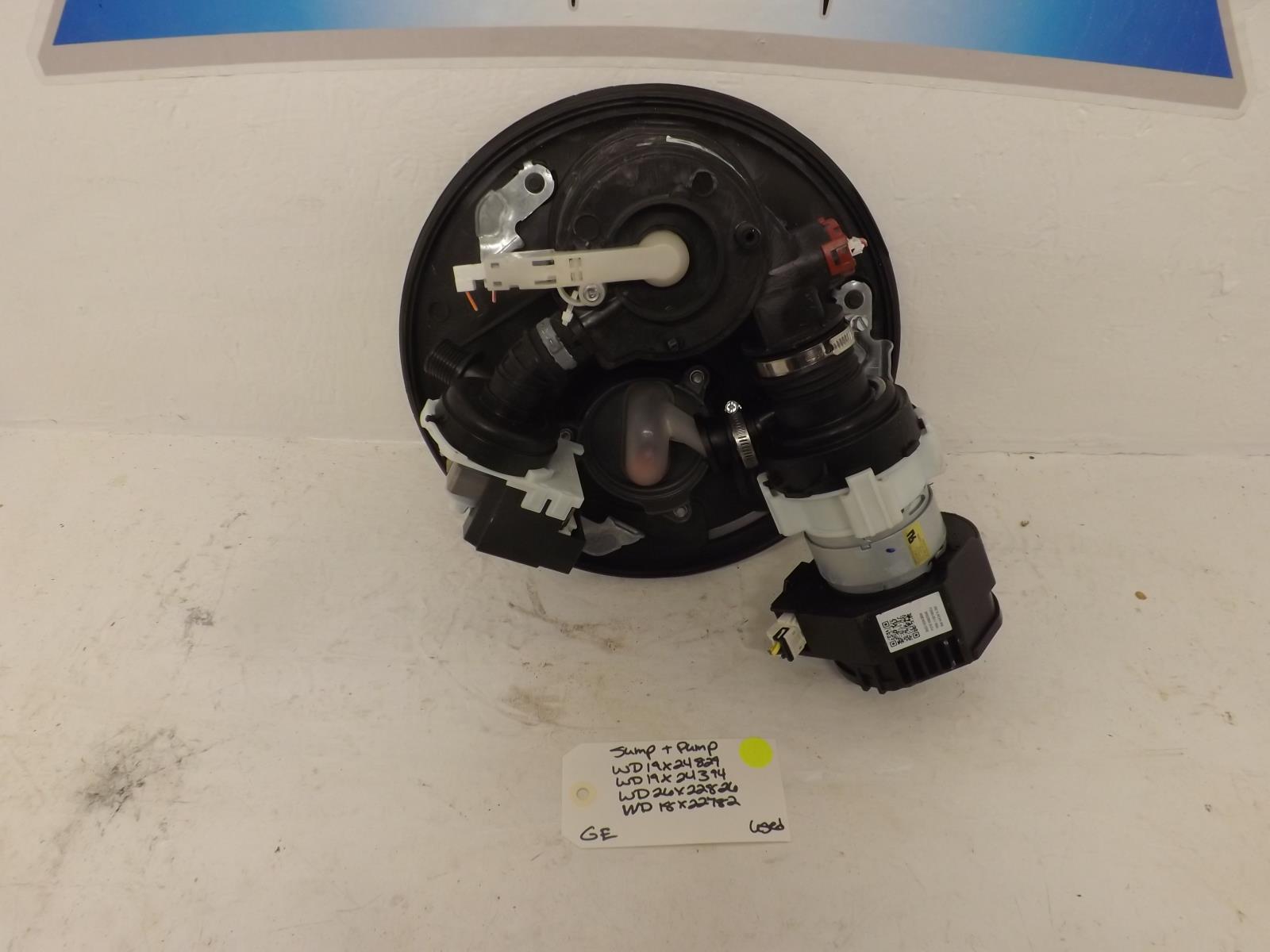 GE Dishwasher WD19X24829 WD19X24394 WD26X22826 WD18X22782 Sump & Pump Used