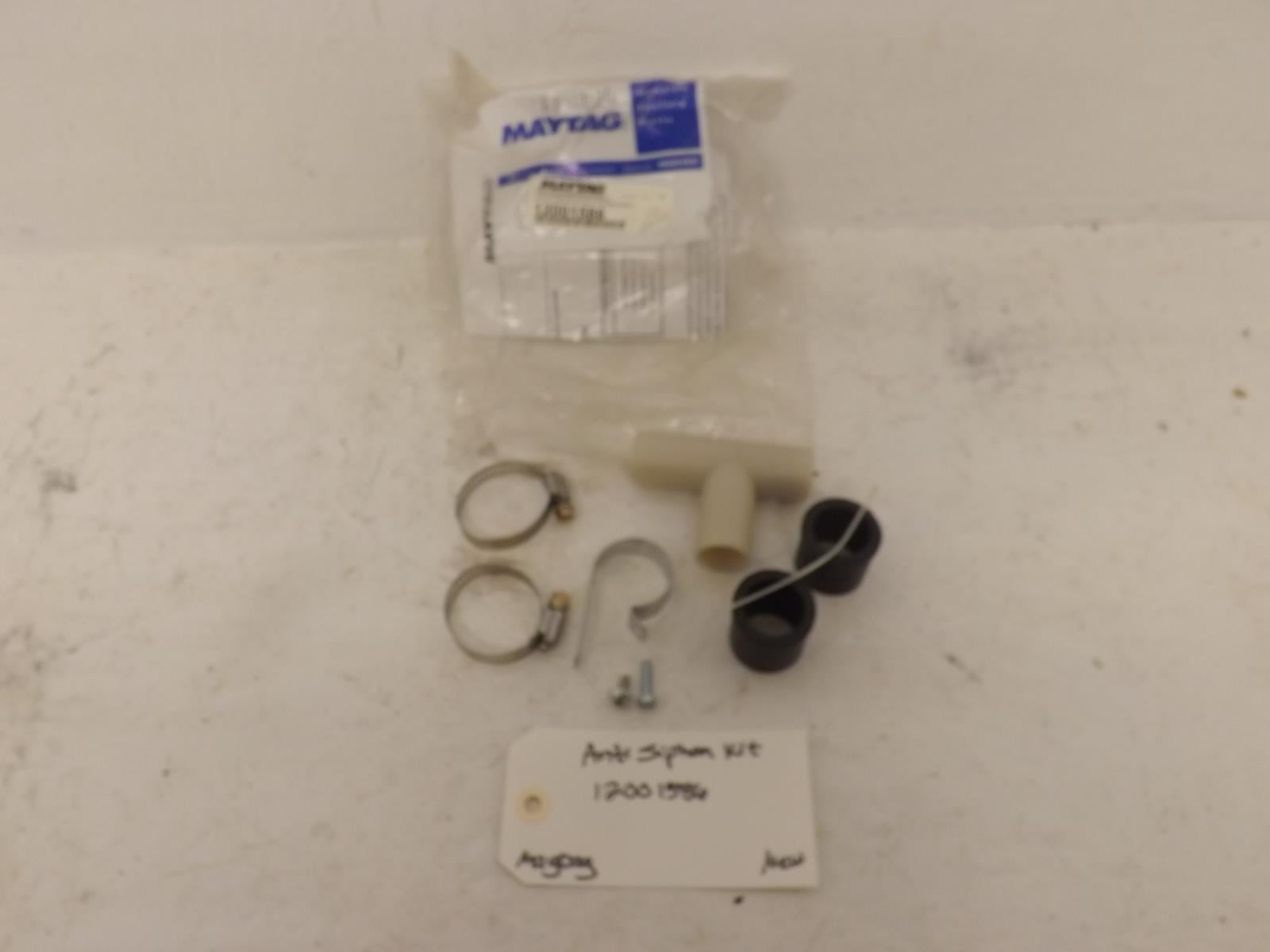 Maytag Washer 12001586 Anti Siphon Kit New OEM