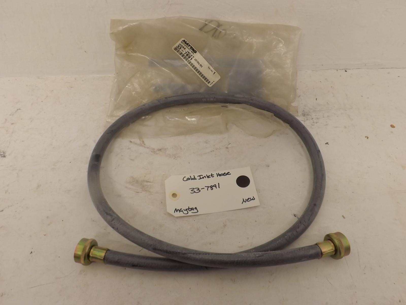 Maytag Washer 33-7891 Cold Inlet Hose New OEM