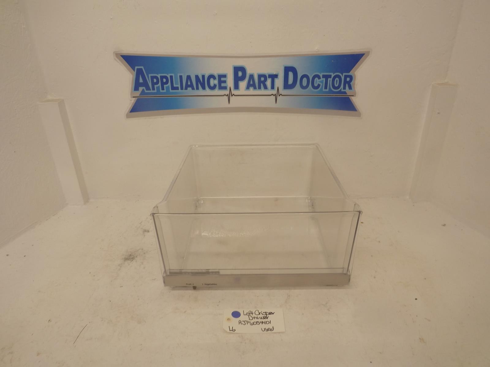 LG Refrigerator AJP76054401 Left Crisper Drawer Used