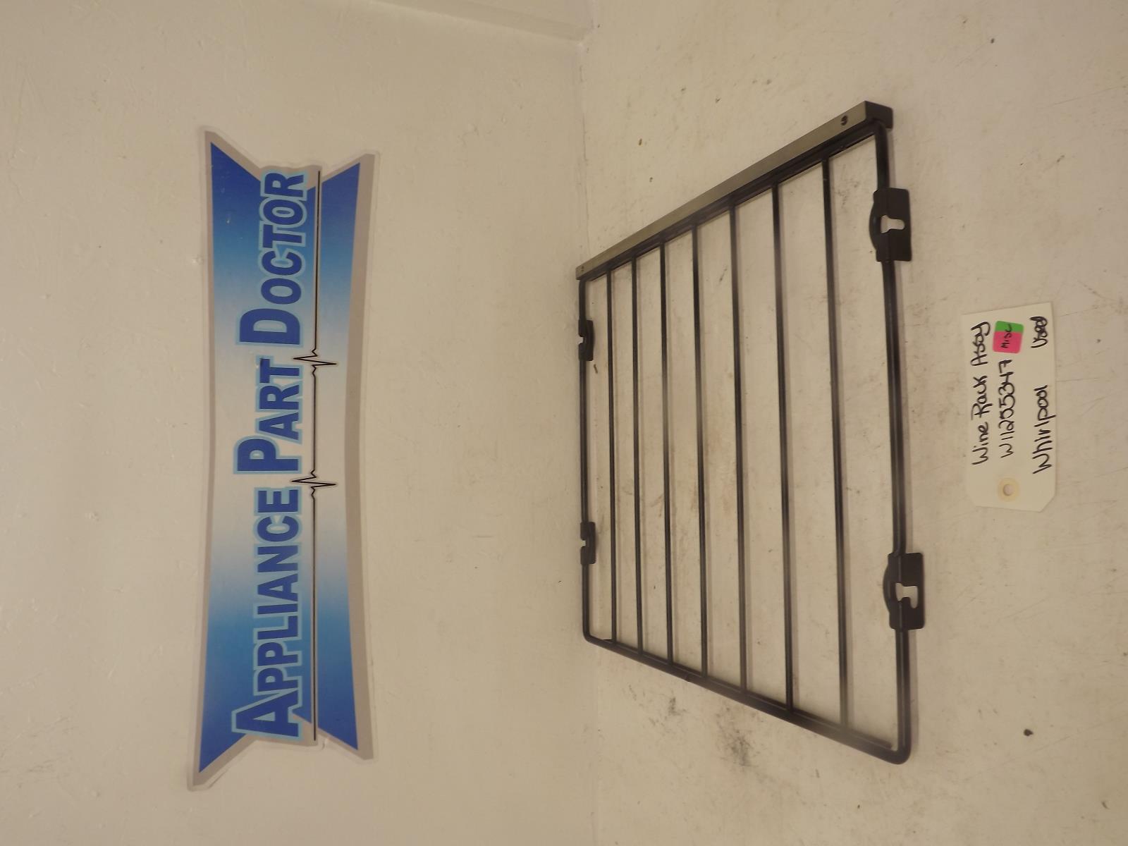 Whirlpool Wine Cellar Refrigerator W11255347 Wine Rack Assy Used