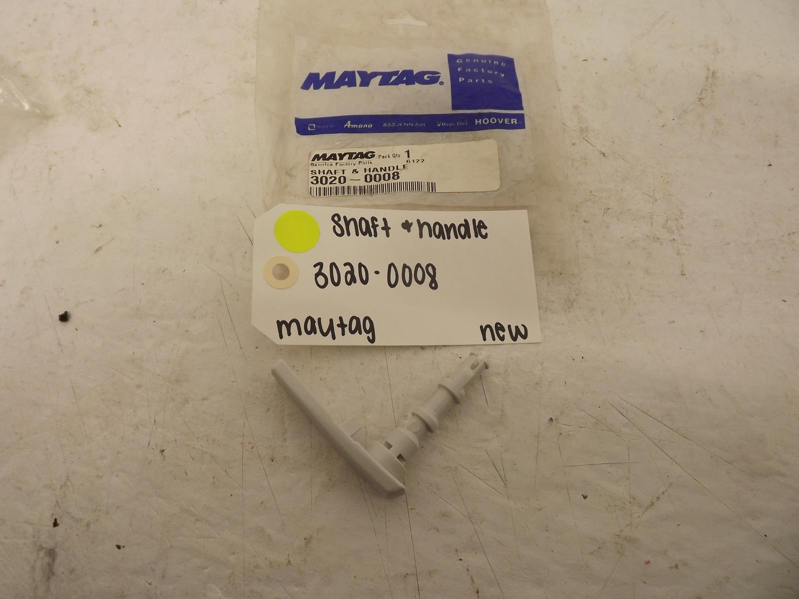 Maytag Dishwasher 3020-0008 Shaft & Handle New